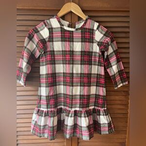 Hanna Andersson Christmas Tartan Nightgown, size 110/5T